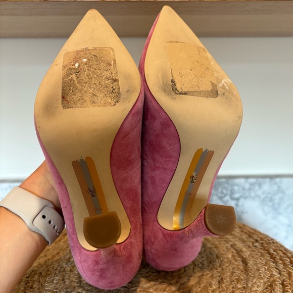 Sam Edelman Antonia Pink Confetti Pointed Toe Heel - Picture 5 of 5